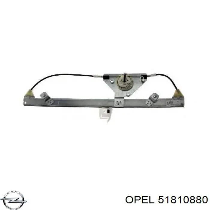 51810880 Opel mecanismo de elevalunas, puerta delantera izquierda