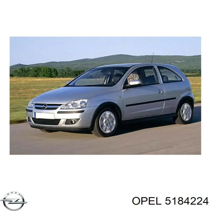 5184224 Opel panel trasero de maletero