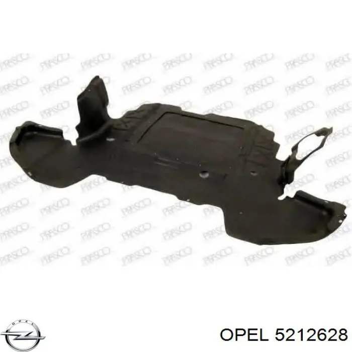 5212628 Opel protección motor / empotramiento