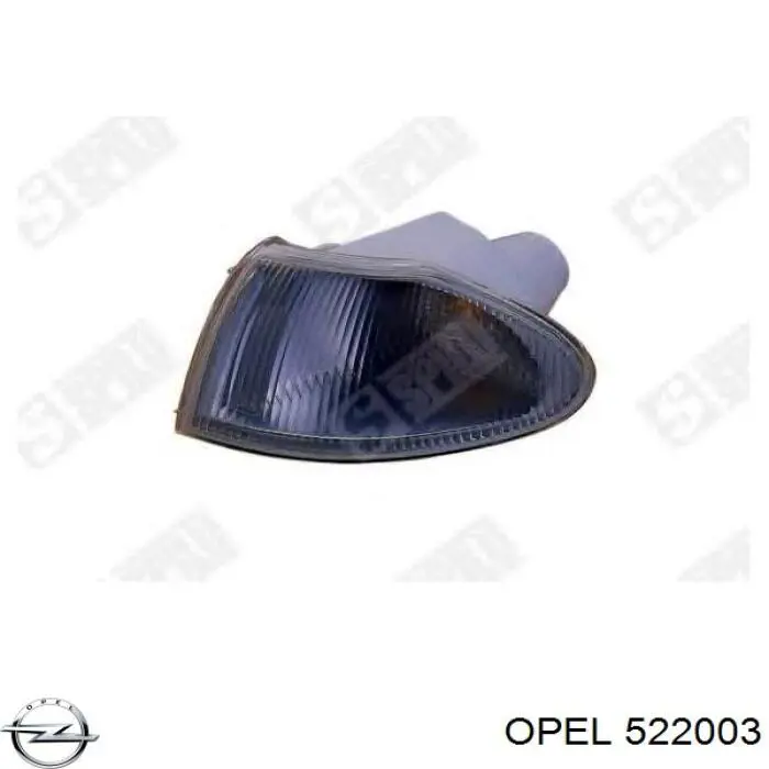 522003 Opel cable de freno de mano trasero derecho/izquierdo