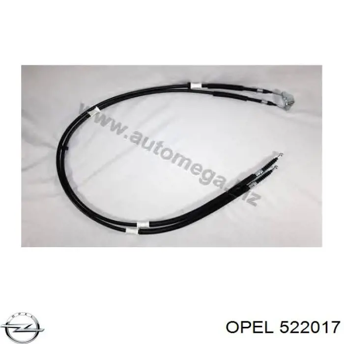 522017 Opel cable de freno de mano trasero derecho/izquierdo