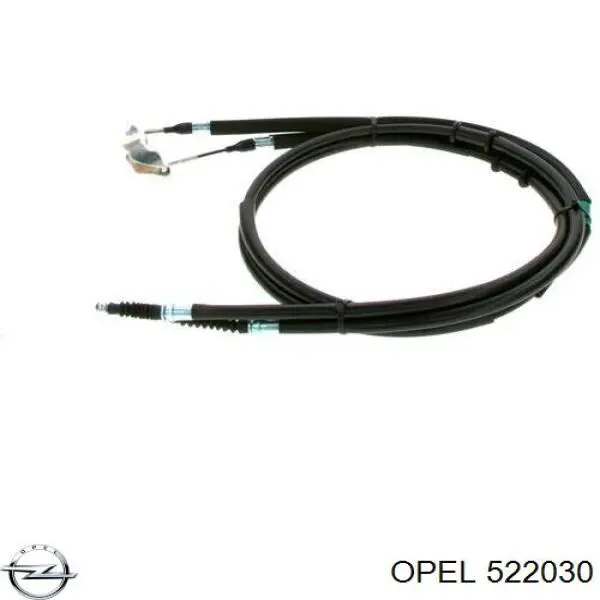 522030 Opel cable de freno de mano trasero derecho/izquierdo