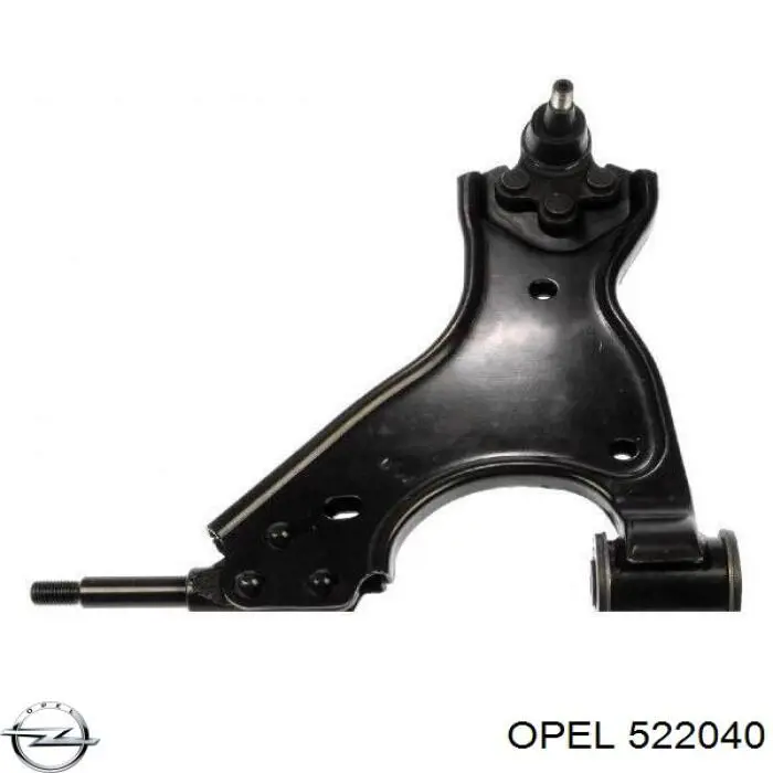 522040 Opel cable de freno de mano trasero derecho/izquierdo