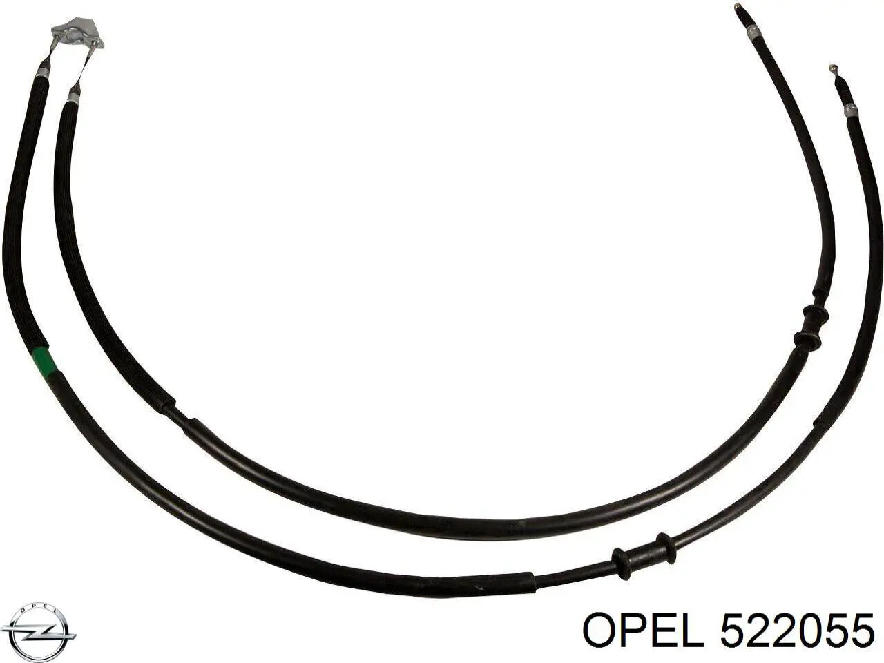 522055 Opel cable de freno de mano trasero derecho/izquierdo