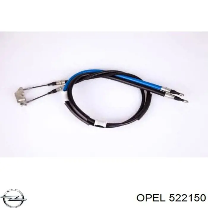 522150 Opel cable de freno de mano trasero derecho/izquierdo