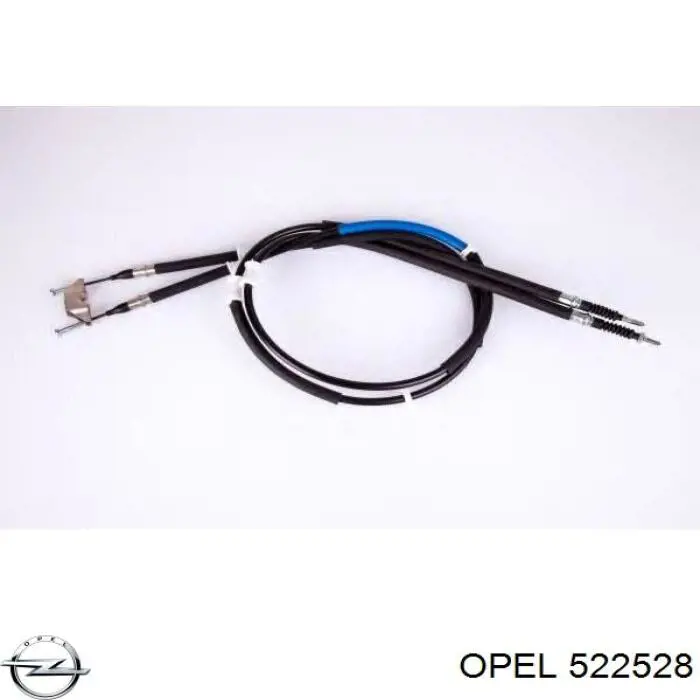 522528 Opel cable de freno de mano trasero derecho/izquierdo