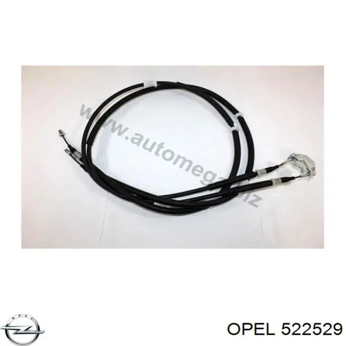 522529 Opel cable de freno de mano trasero derecho/izquierdo