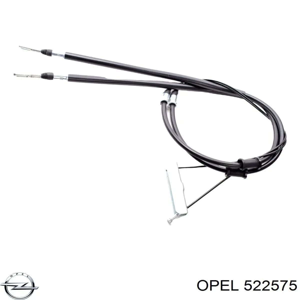 522575 Opel cable de freno de mano trasero derecho/izquierdo