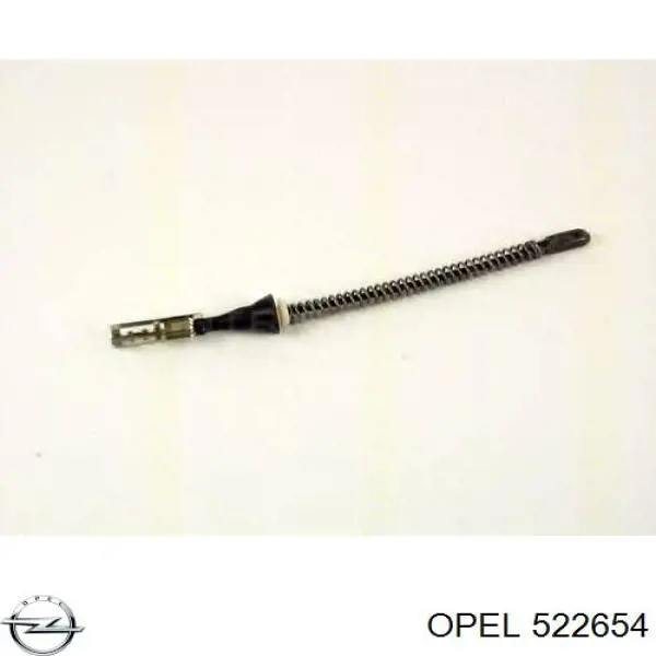 522654 Opel cable de freno de mano trasero derecho/izquierdo