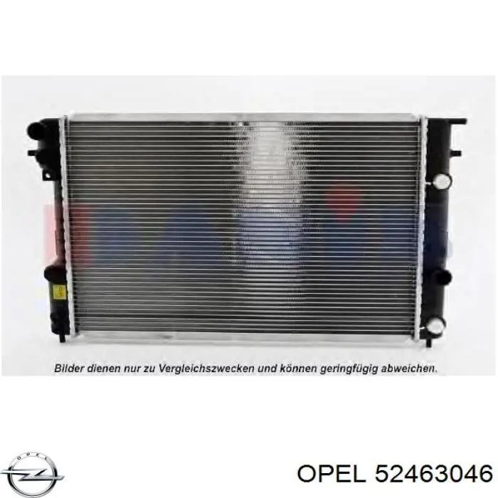 52463046 Opel radiador