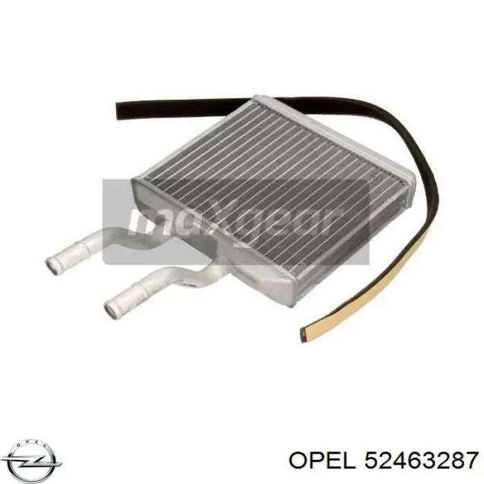 52463287 Opel Radiador interior