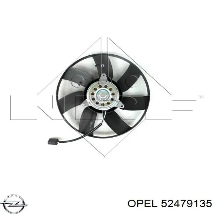 52479135 Opel ventilador del motor