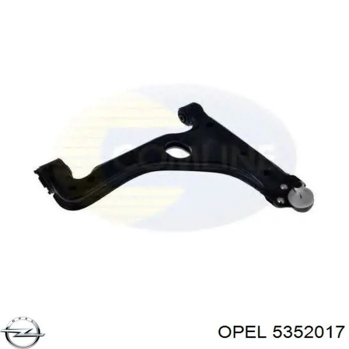 5352017 Opel barra oscilante, suspensión de ruedas delantera, inferior derecha