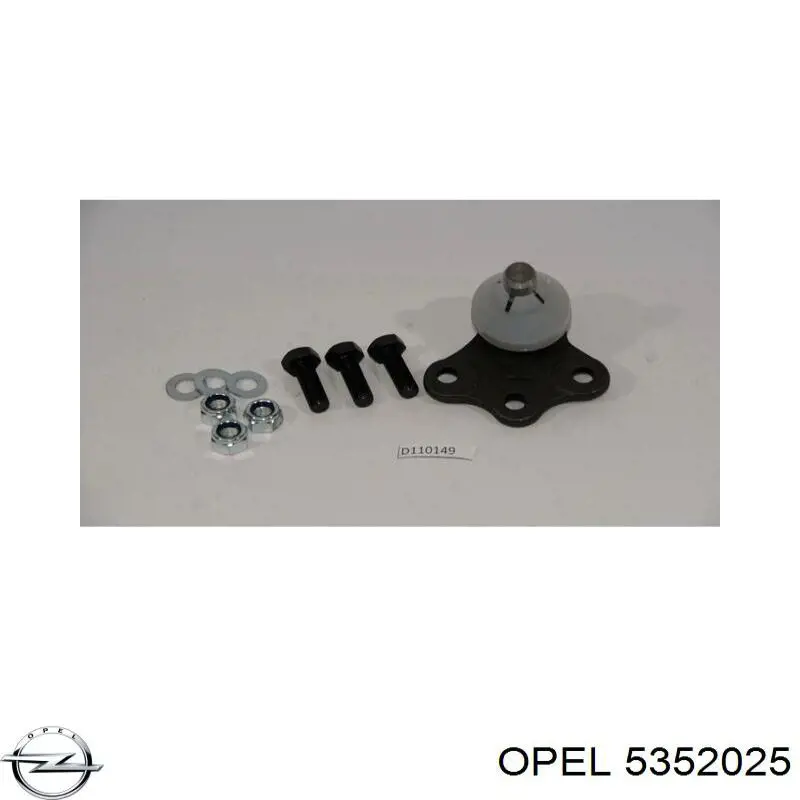 5352025 Opel rótula de suspensión inferior izquierda