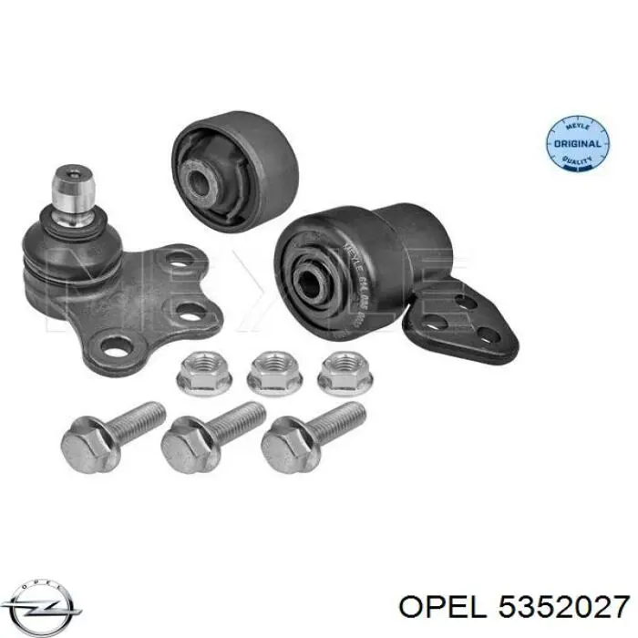 Brazo inferior izquierdo de la suspensión delantera Opel 5352027 precio, desde 64,26 EUR