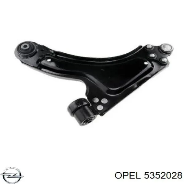 5352028 Opel barra oscilante, suspensión de ruedas delantera, inferior derecha