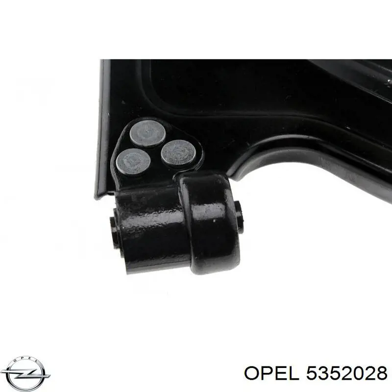Brazo inferior derecho de la suspensión delantera Opel 5352028