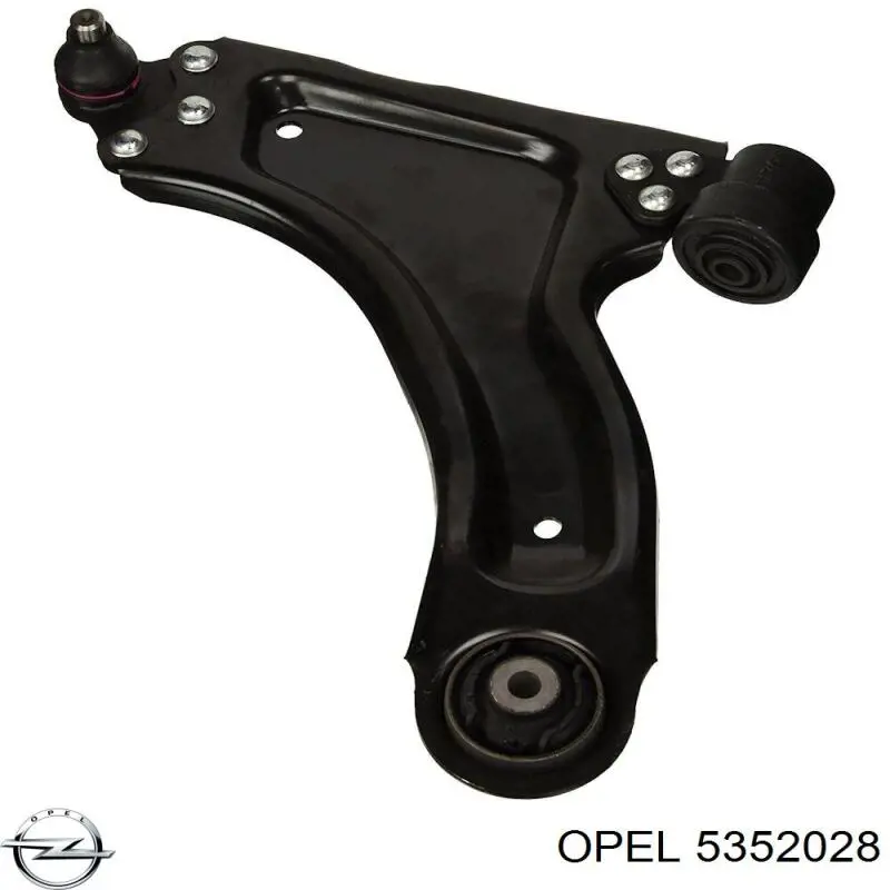 Brazo inferior derecho de la suspensión delantera Opel 5352028 precio, desde 62,44 EUR