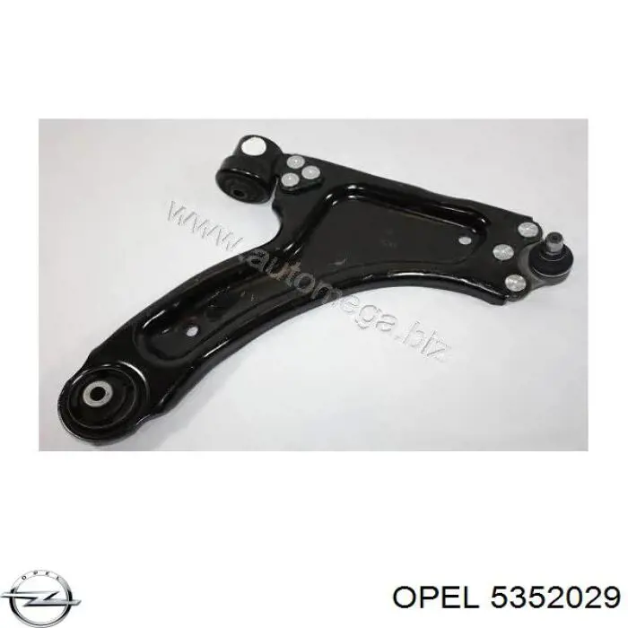 5352029 Opel Brazo inferior izquierdo de la suspensión delantera
