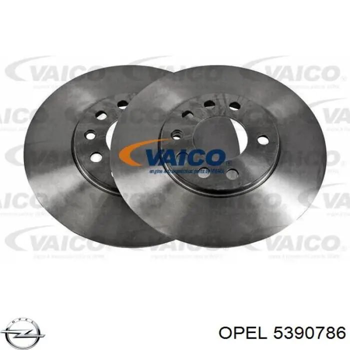 5390786 Opel disco de freno delantero