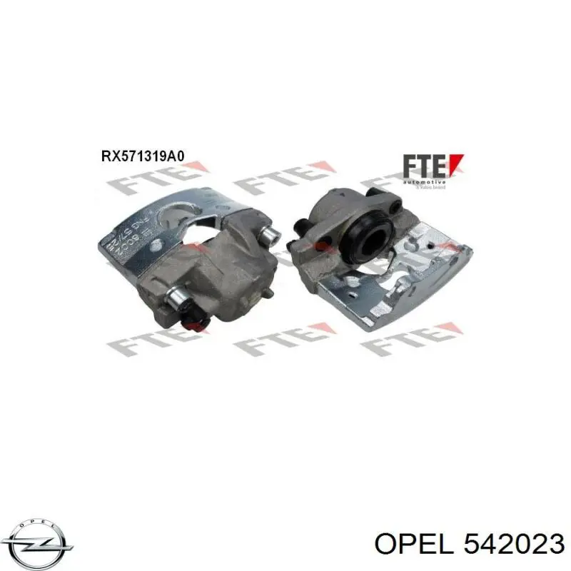 Comprar 542023 Opel Pinza de freno delantera izquierda