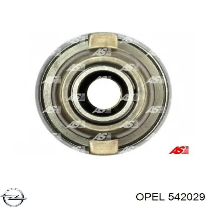 542029 Opel pinza de freno delantera derecha