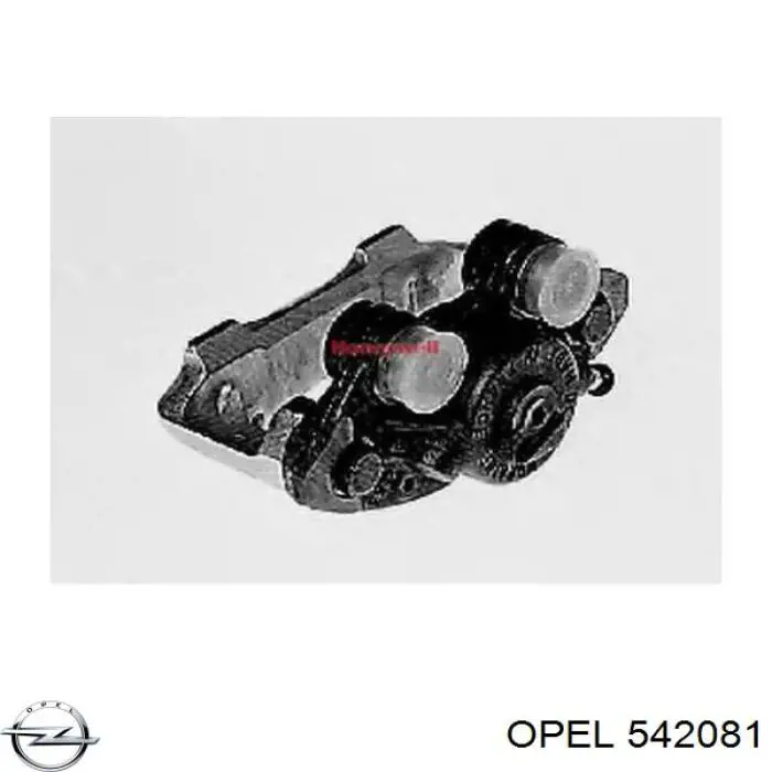 542081 Opel pinza de freno delantera izquierda