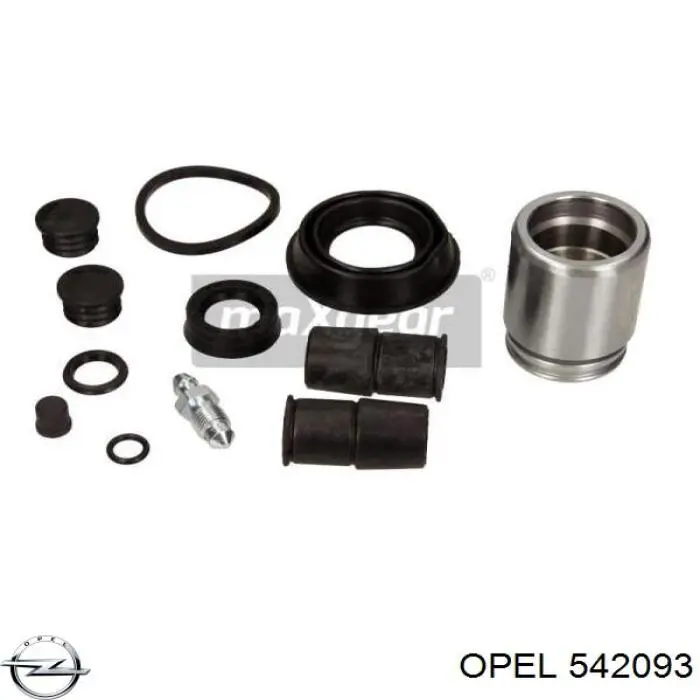 542093 Opel pinza de freno trasera izquierda