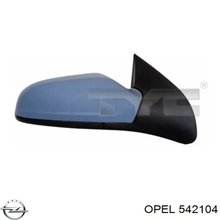 542104 Opel pinza de freno delantera izquierda