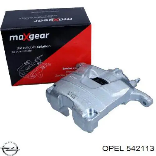 Pinza de freno delantera izquierda 542113 Opel