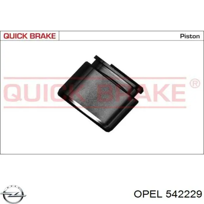 Comprar 542229 Opel Pinza de freno trasera izquierda