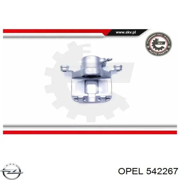Comprar 542267 Opel Pinza de freno trasera izquierda