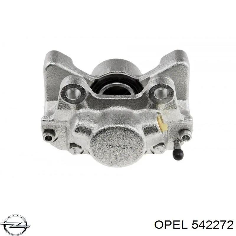 542272 Opel pinza de freno trasero derecho