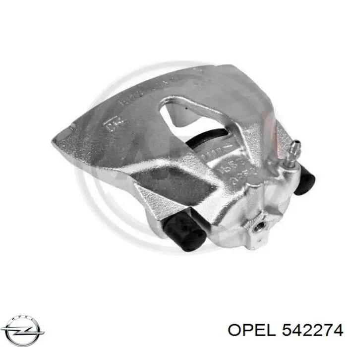 542274 Opel pinza de freno delantera derecha