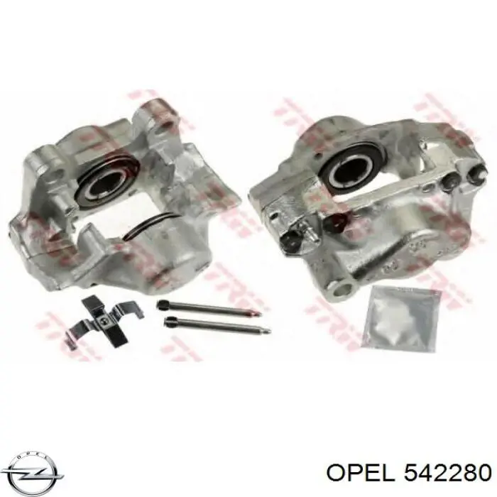 542280 Opel Pinza de freno trasera derecha