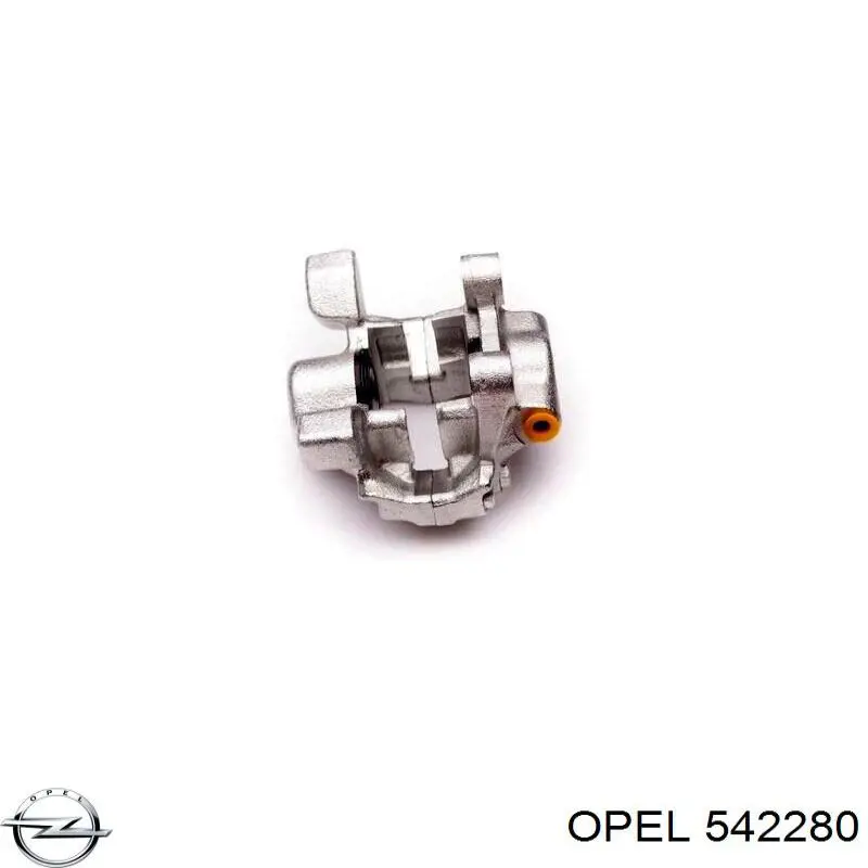 Pinza de freno trasera derecha 542280 Opel