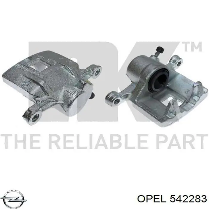 97035259 Opel pinza de freno trasera izquierda
