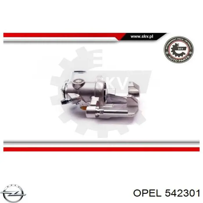 542301 Opel pinza de freno trasero derecho