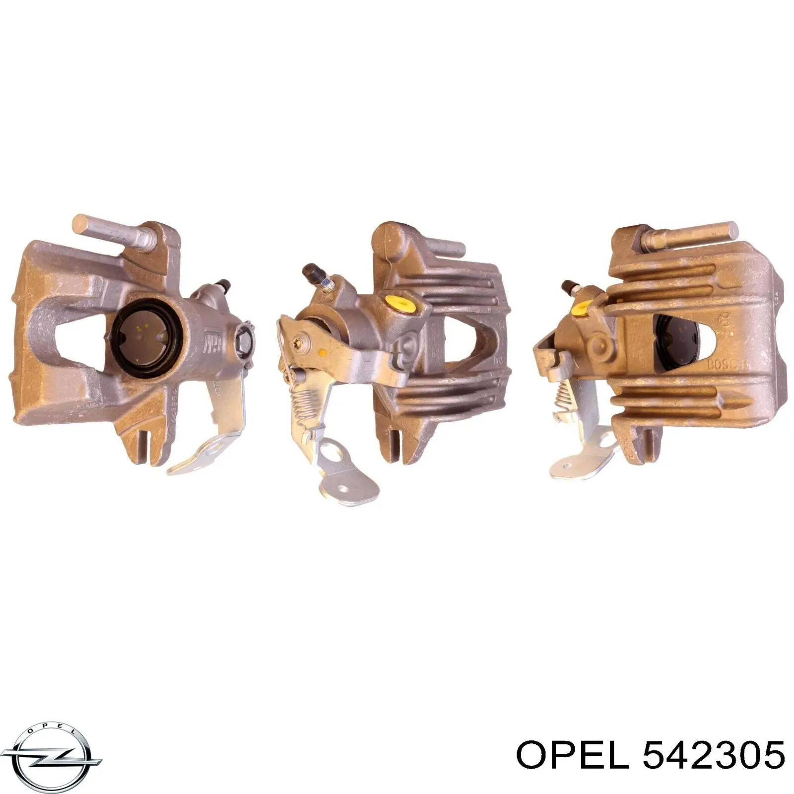 542305 Opel pinza de freno trasero derecho