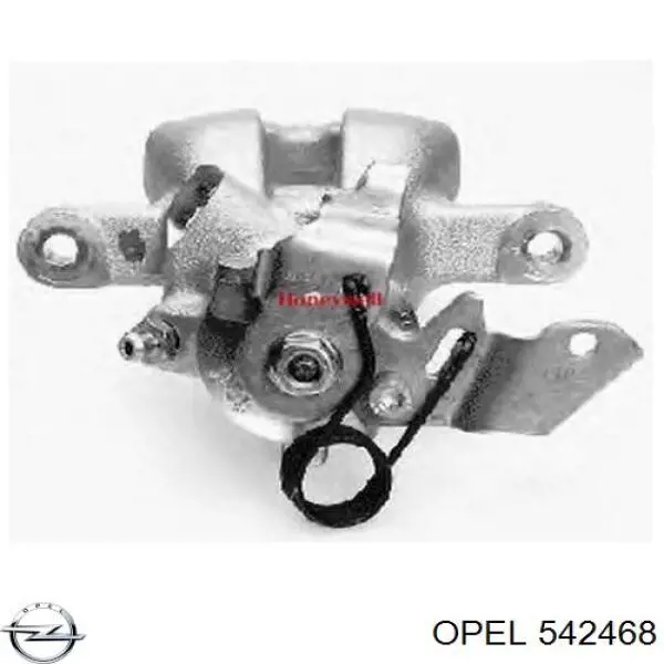 542468 Opel pinza de freno trasero derecho