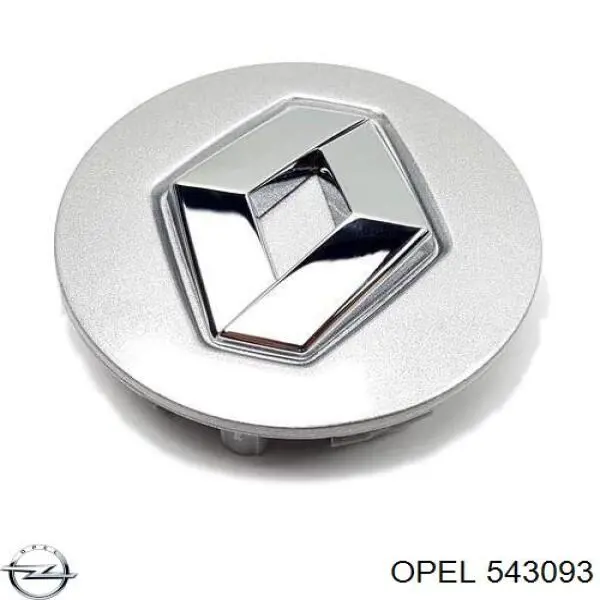 Protector del disco de freno delantero izquierdo 543093 Opel