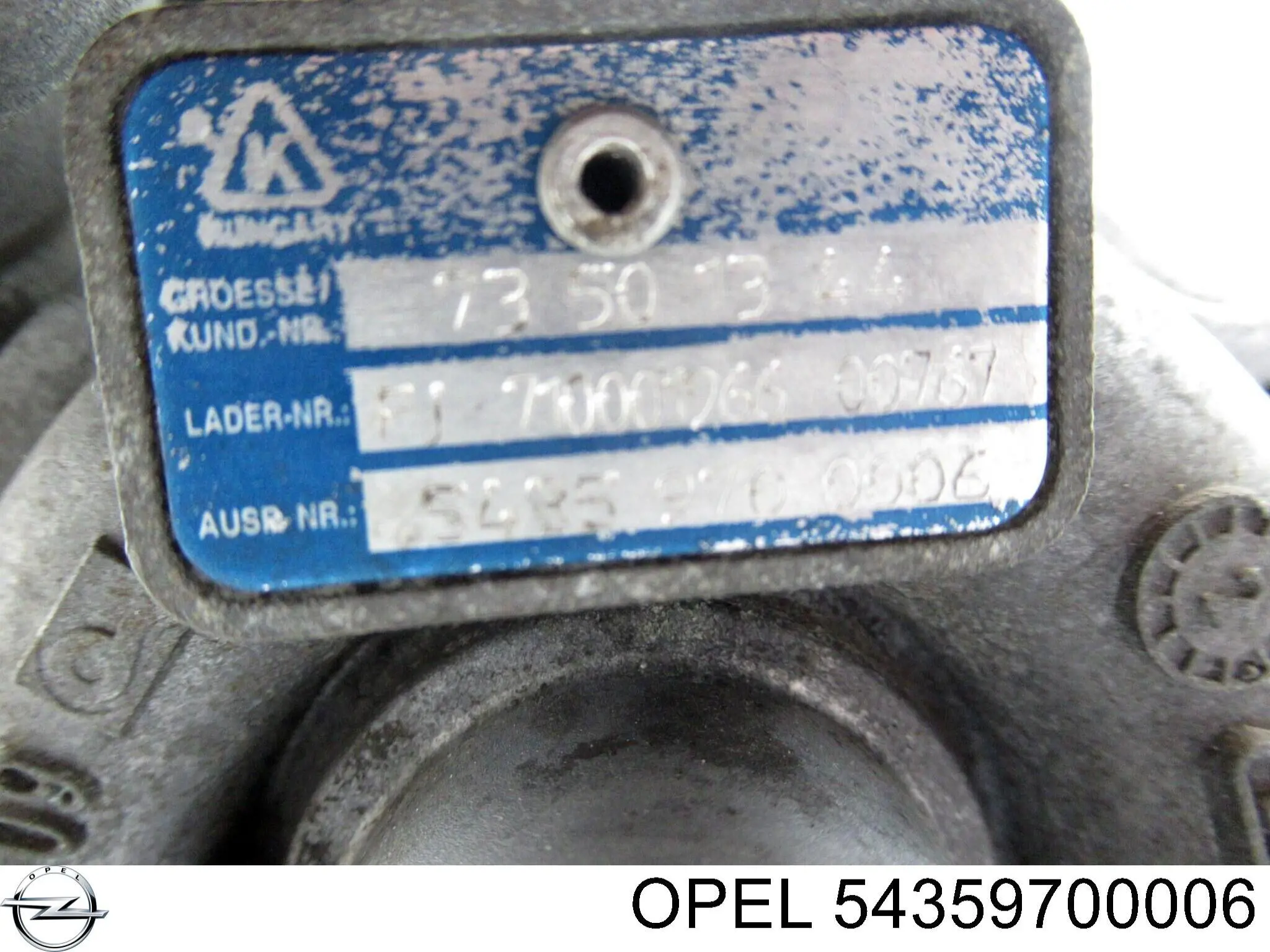 Comprar 54359700006 Opel Turbo de coche