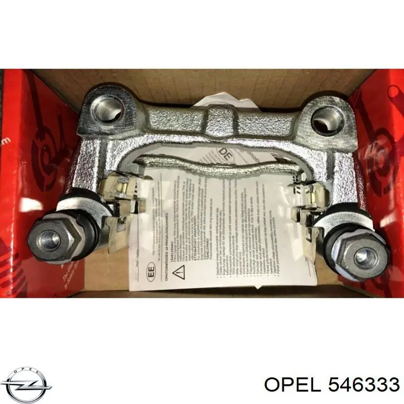 546333 Opel soporte, pinza de freno trasera