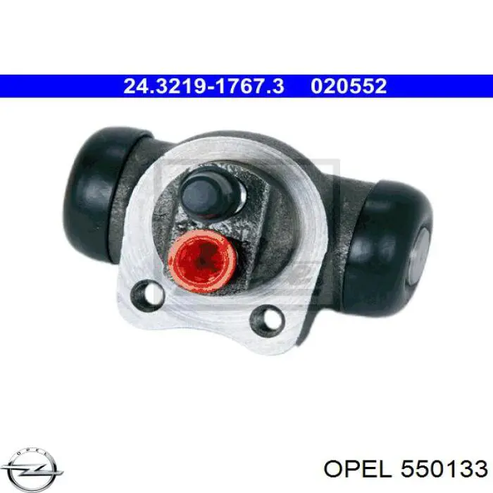 550133 Opel cilindro de freno de rueda trasero