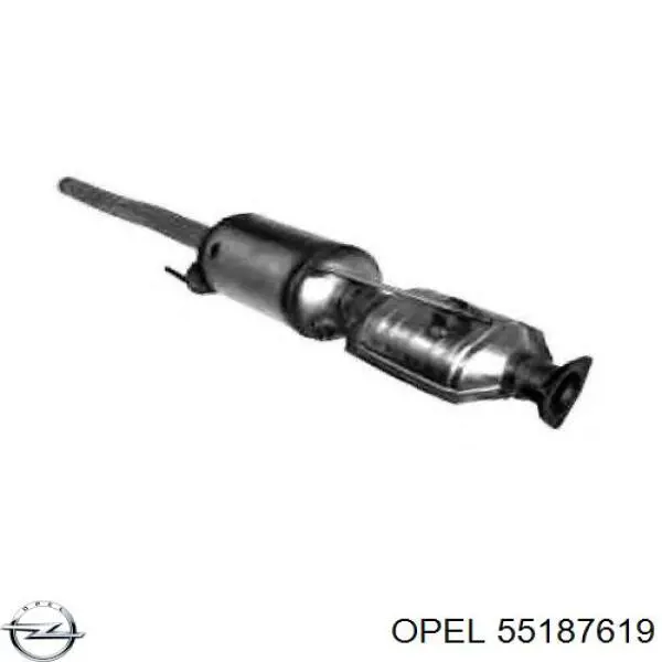 55187619 Opel filtro hollín/partículas, sistema escape