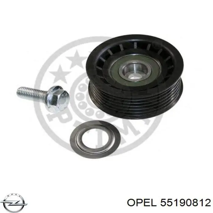 Comprar 55190812 Opel Polea inversión/guía, correa poli V