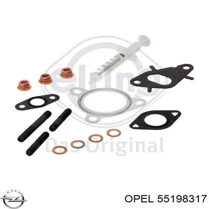 55198317 Opel Turbo para motor