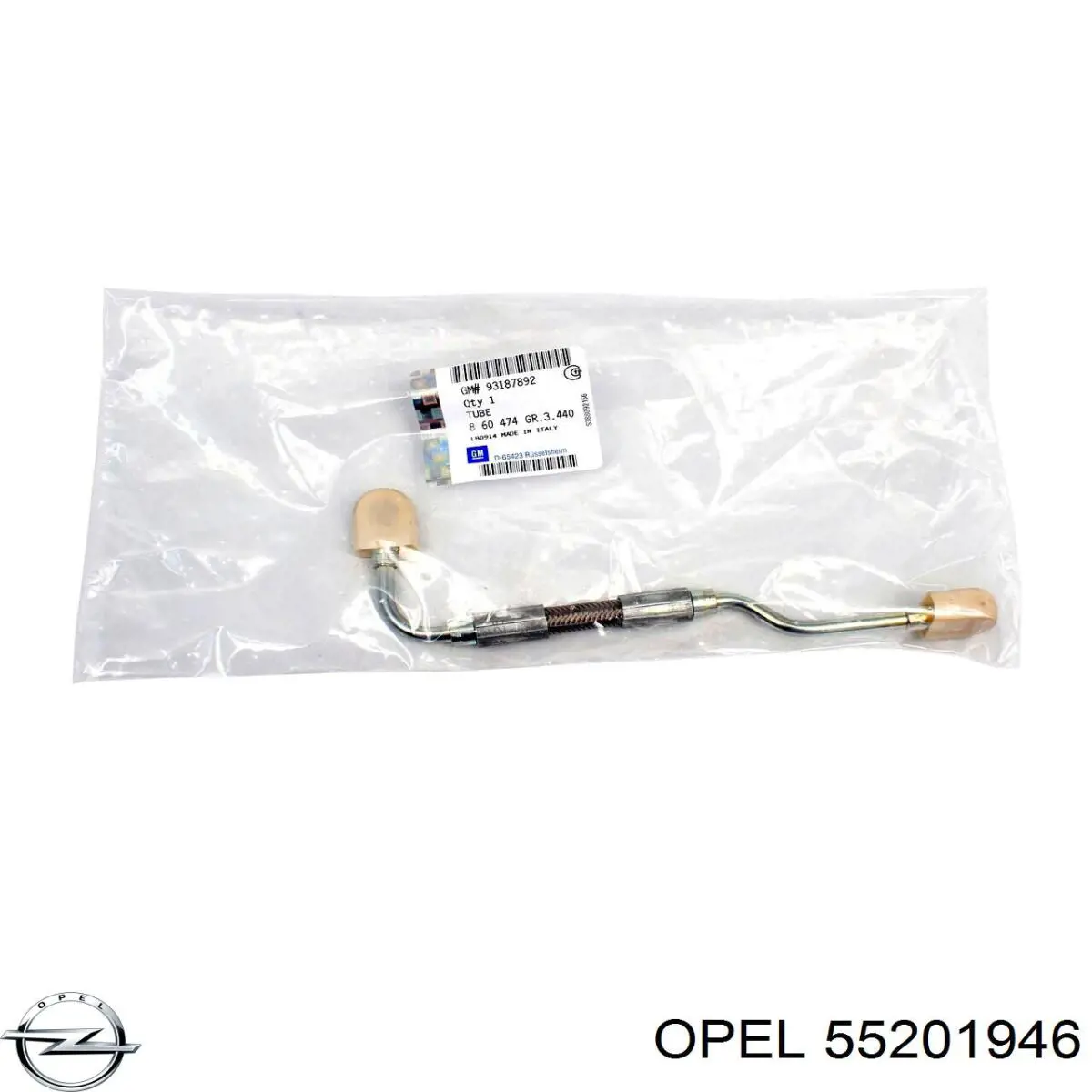 55201946 Opel Junta de la manguera de alimentación de aceite al turbocompresor