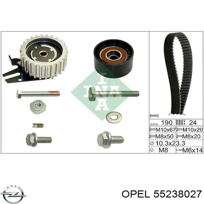 Rodillo, cadena de distribución Opel Vectra