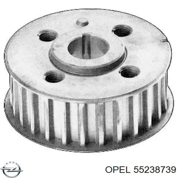 55238739 Opel rueda dentada, cigüeñal